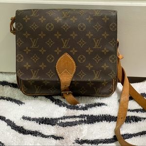 RARE LOUIS VUITTON VINTAGE MONOGRAM CARTOUCHIERE